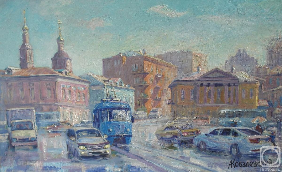 Kovalevscky Andrey. Rainy morning by the Yauza gate