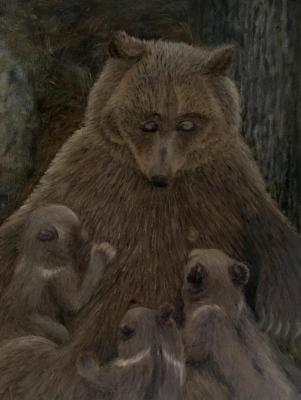 Mom's happiness (Bear Cubs). Fomina Lyudmila
