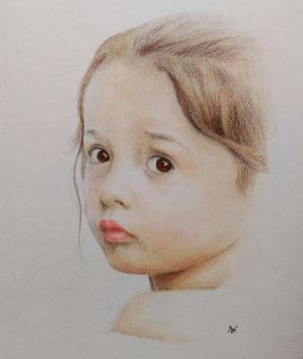 Children's portrait. Juravok Weronika