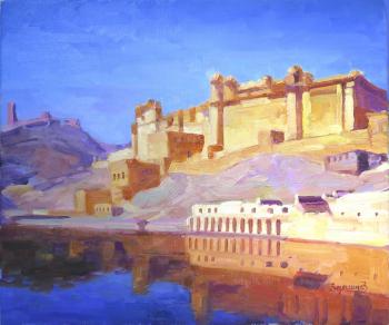 India. Jaipur. The Amber Fort. Vedeshina Zinaida
