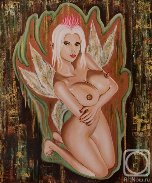Svetlyy Aleksandr. White Angel (Art cycle "Angels")