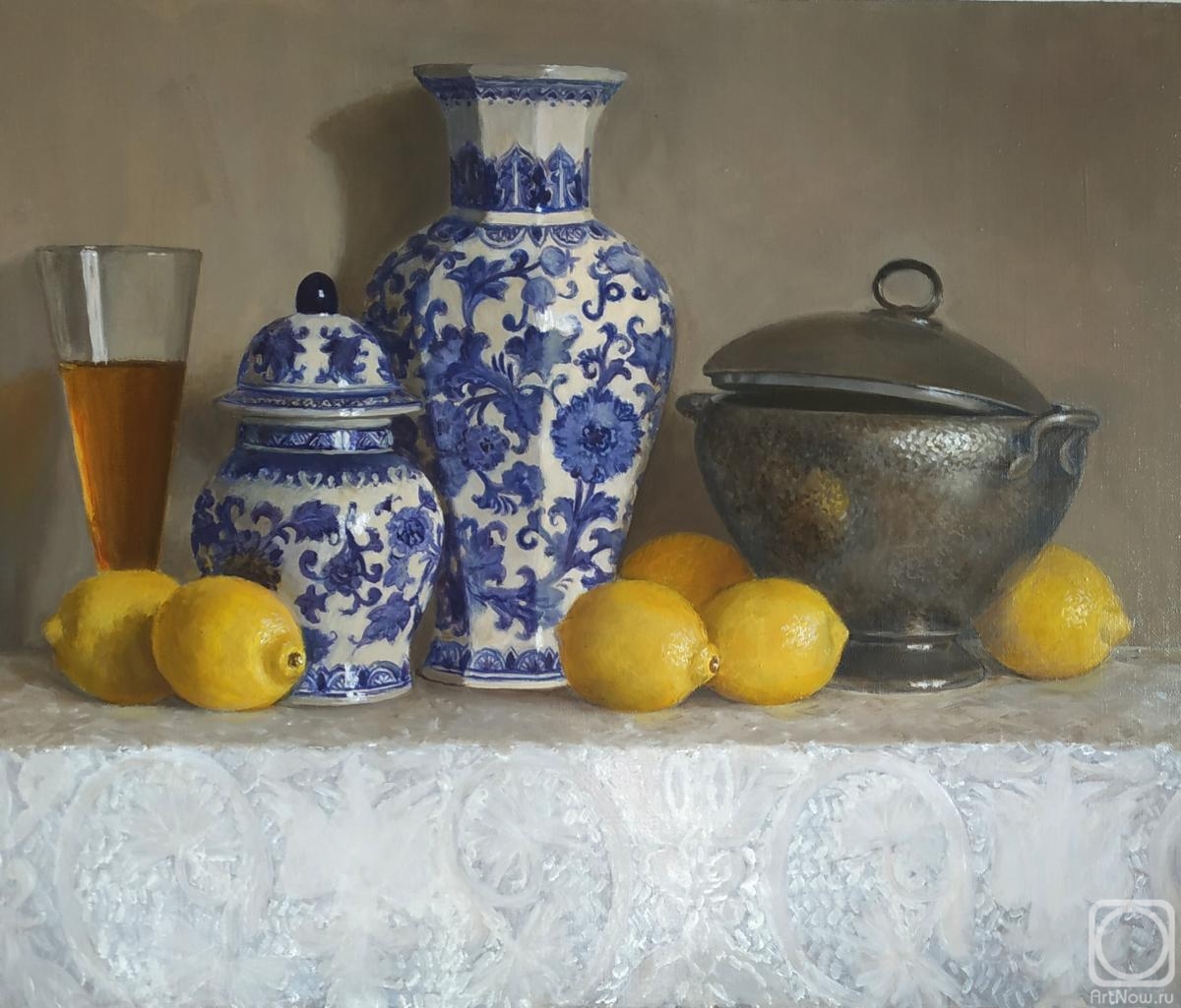Nikolaeva Elena. Still Life with lemons