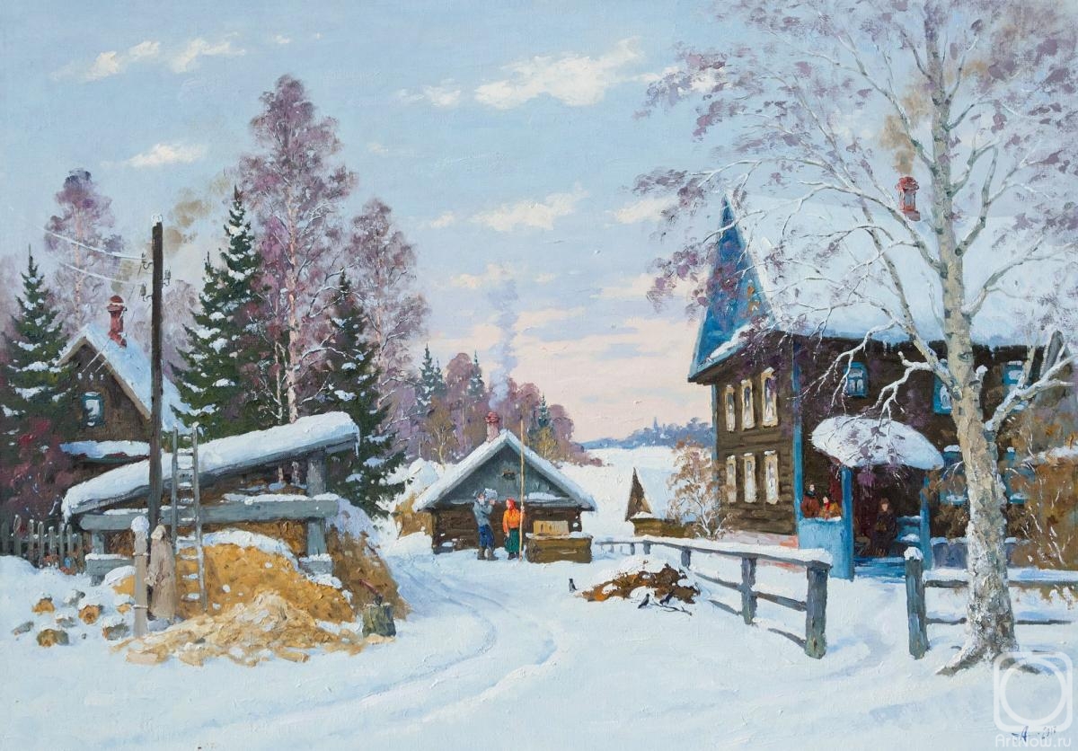Alexandrovsky Alexander. Mishukovo village, winter