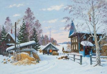 Mishukovo village, winter