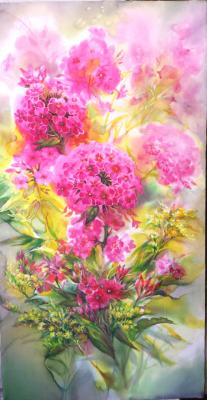 Phlox, sunny summer (first part of the diptych)