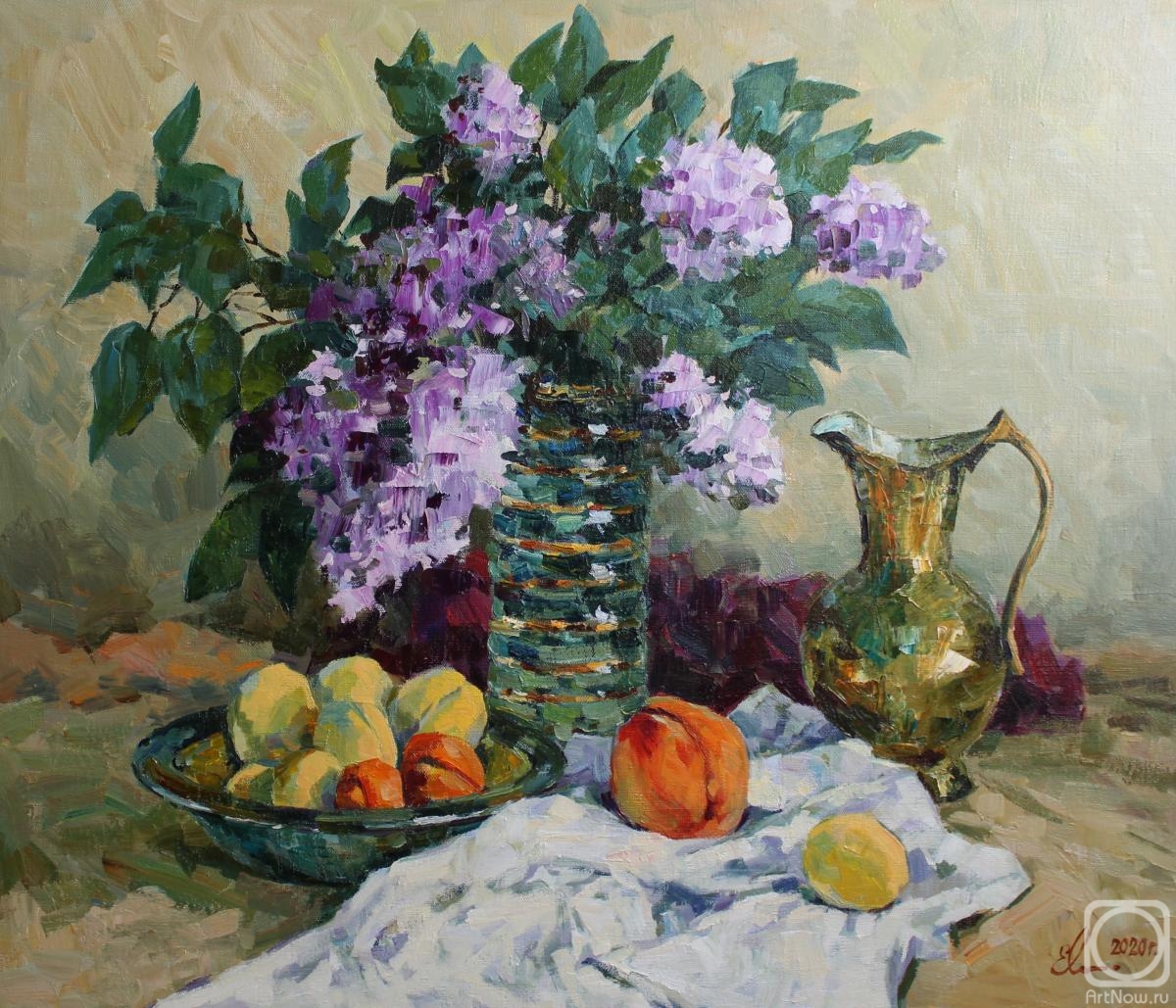 Malykh Evgeny. Lilac and fruits