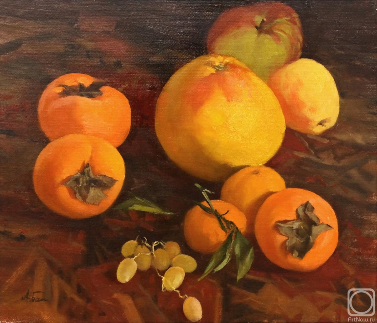Balychev Andrey. Grapefruit and persimmon