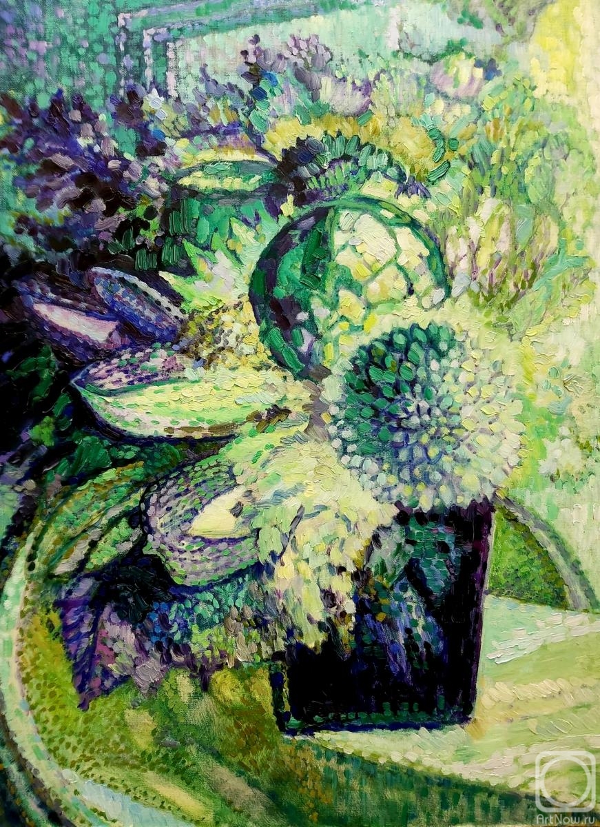 Muhomedeev-Boyarov Aleksandr. Bouquet Faberge Emerald