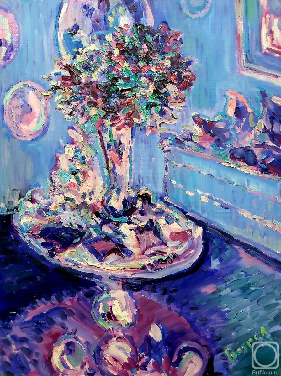 Muhomedeev-Boyarov Aleksandr. Bouquet Faberge Blue