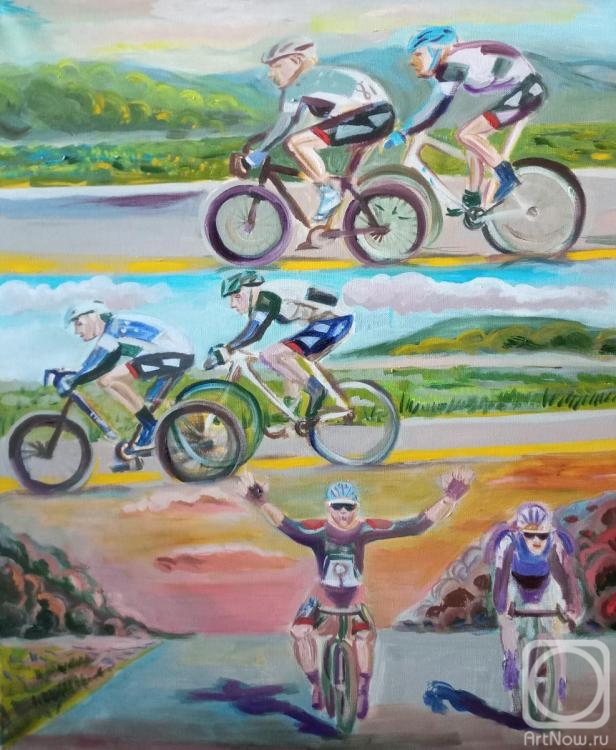 Medvedeva Maria. Cyclists