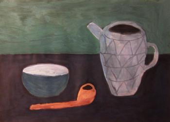 Still life with a pipe