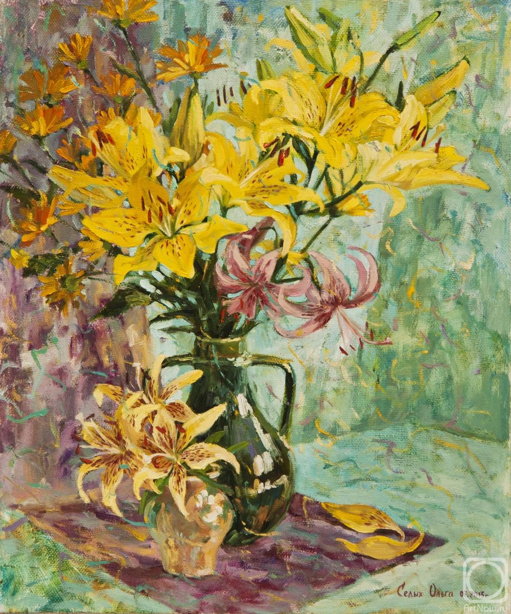 Sedyh Olga. Yellow lilies