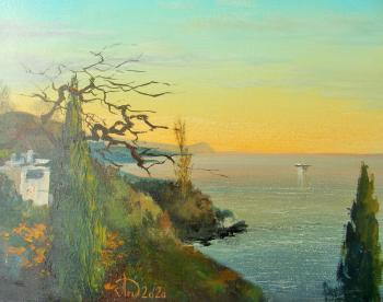Cypress by the sea (A Desert Ship). Lednev Alexsander