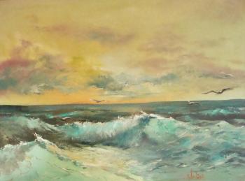 Seascape (Buy Oil Painting Nature). Lednev Alexsander