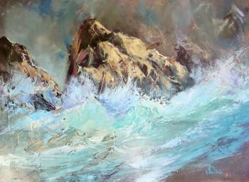 Rocky shore (Crimea In Paintings). Lednev Alexsander