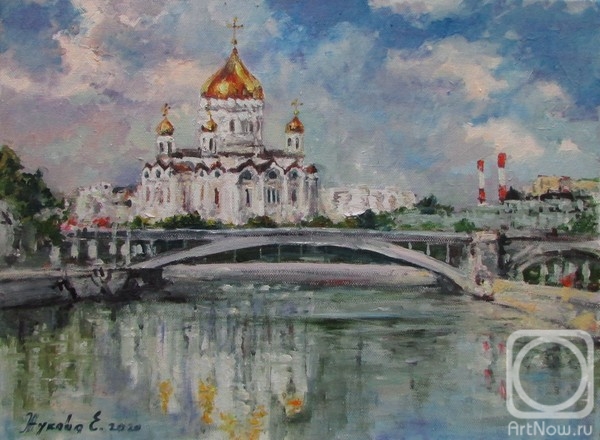 Zhukova Elena. Moscow. The Cathedral Of Christ The Savior