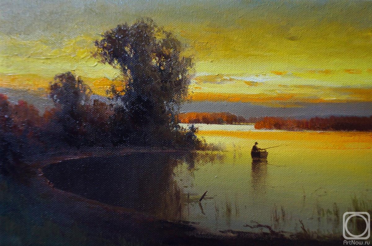 Zaitsev Aleksandr. Evening Fishing