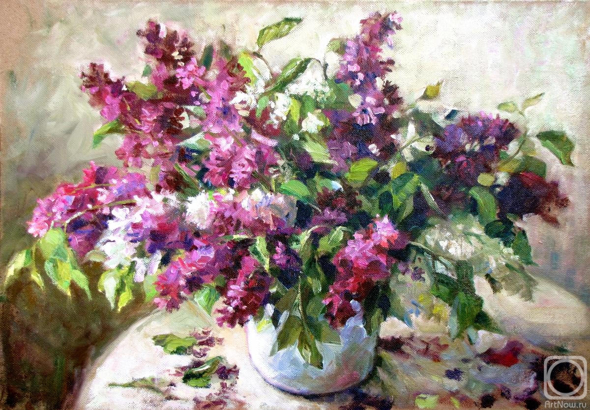 Rodionov Igor. A bouquet of lilacs