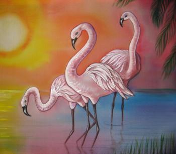 Tales of the Hot South (fragment) (The Pink Flamingo). Kondyurina Natalia