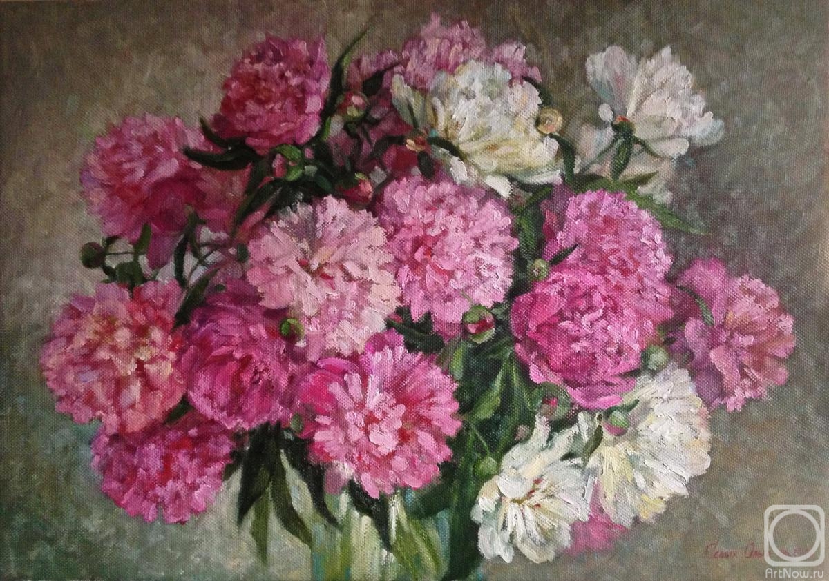 Sedyh Olga. Bouquet Of Pink Peonies