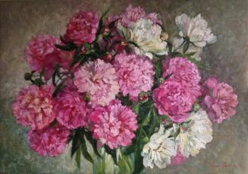 Bouquet Of Pink Peonies. Sedyh Olga