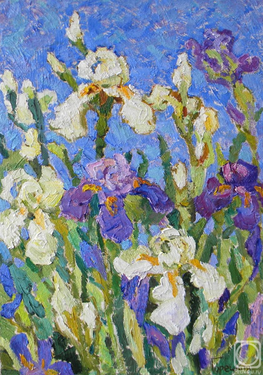 Goretskaya Polina. Irises in Livadia