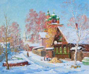 February in Ostashkov. Alexandrovsky Alexander