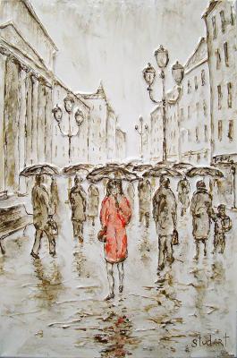 Umbrellas Arbat (Artist Yuri Studenikin). Stydenikin Yury