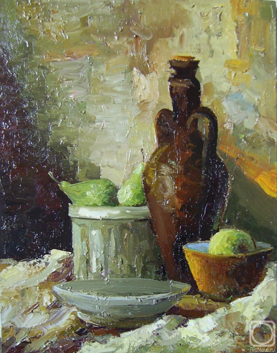 Zaitsev Aleksandr. Still life with pears