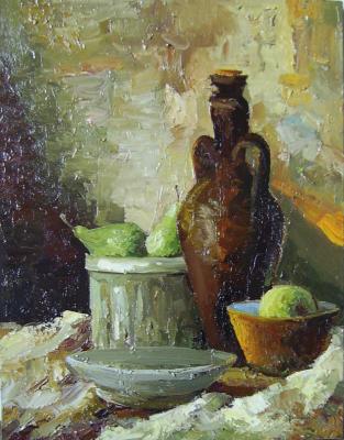 Still life with pears. Zaitsev Aleksandr