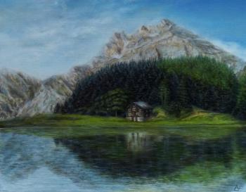 House by the lake. Fomina Lyudmila