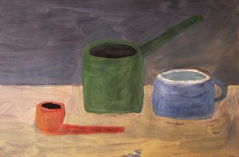 Still life with a pipe