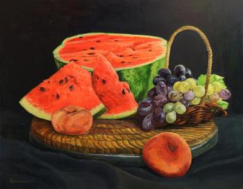 Watermelon and fruit. Ganeev Linar