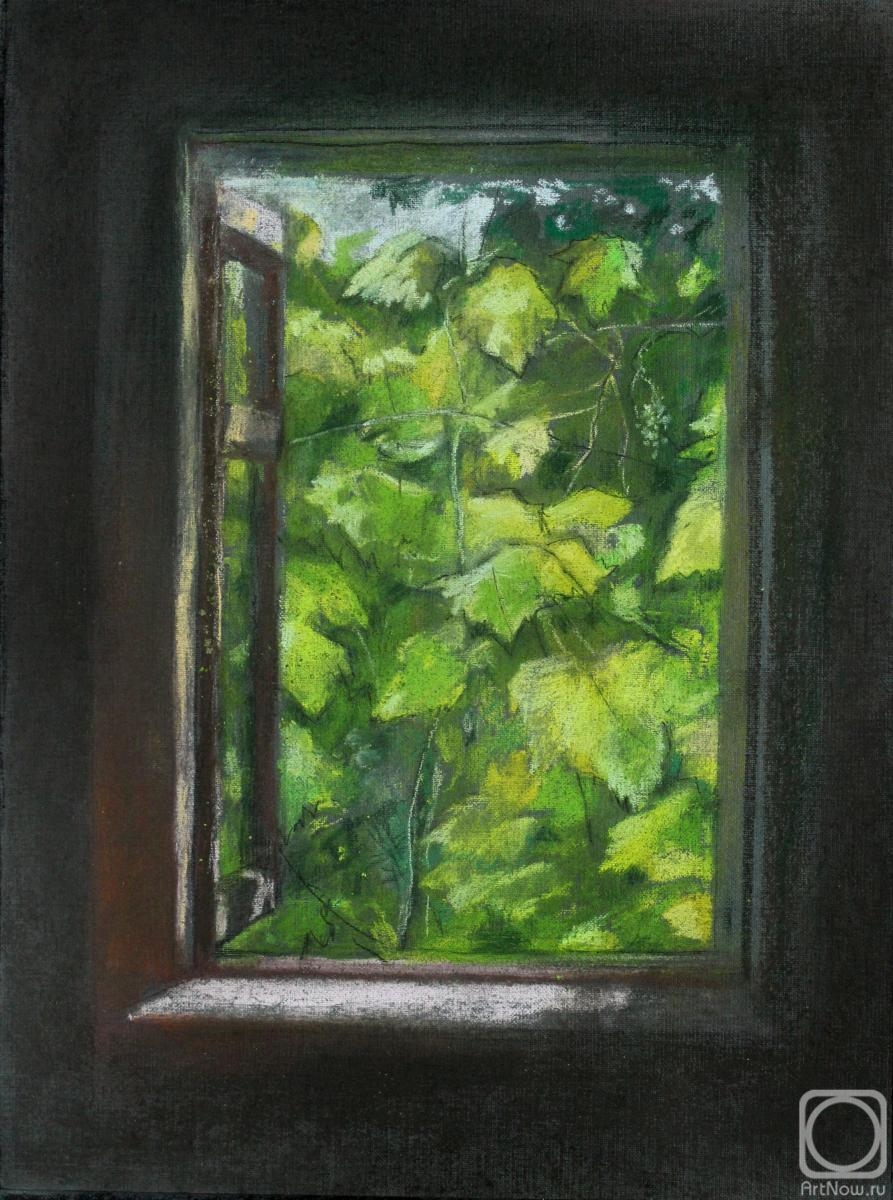 Tumanov Vadim. Window and grapes