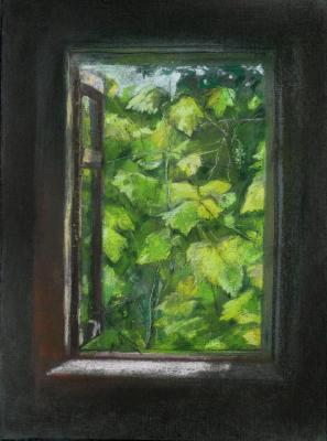 Window and grapes. Tumanov Vadim