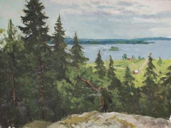View of Karelia. Belaya Ekaterina