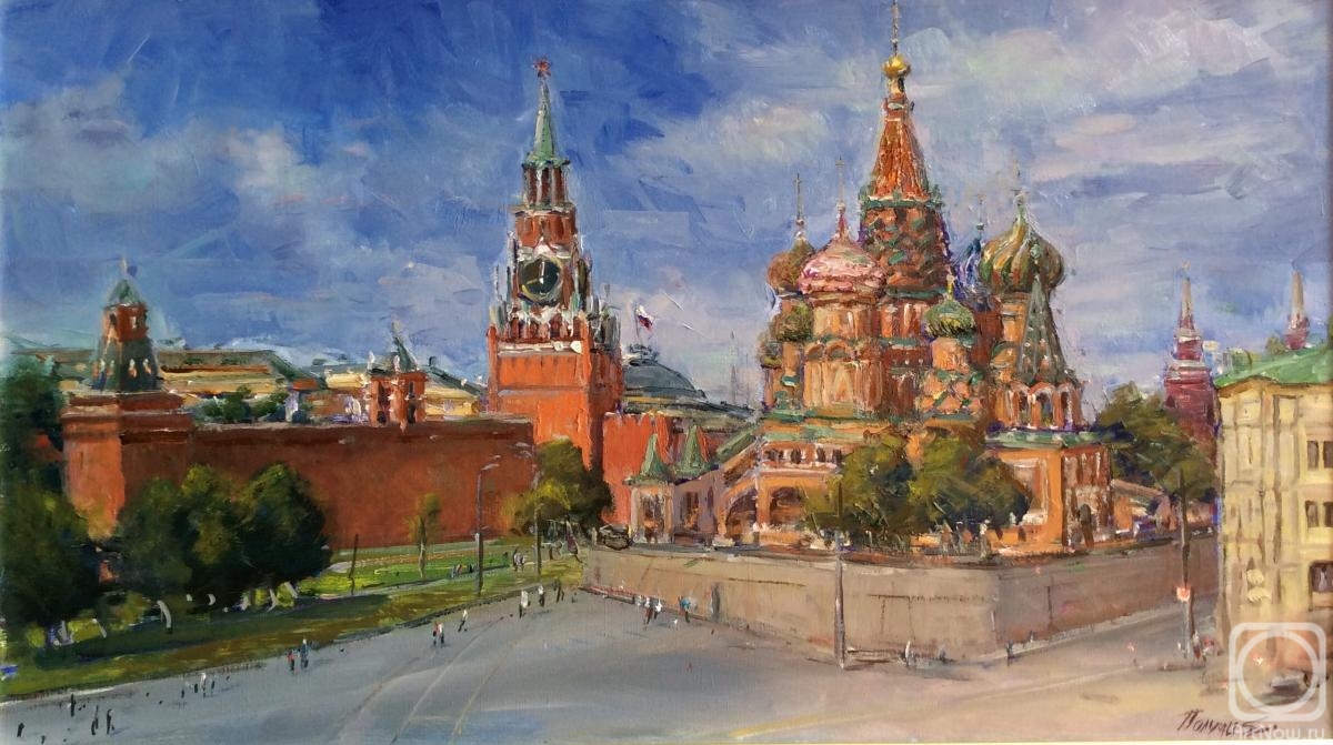 Poluyan Yelena. View of the Pokrovsky Cathedral