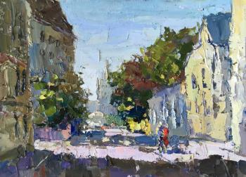 Morning city (Painting With Lovers). Gavlina Mariya