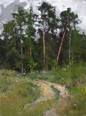 Pines by the clearing. Zhilov Andrey
