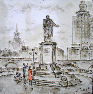 Near the monument to p. P. Melnikov (Guests Of The Capital). Stydenikin Yury