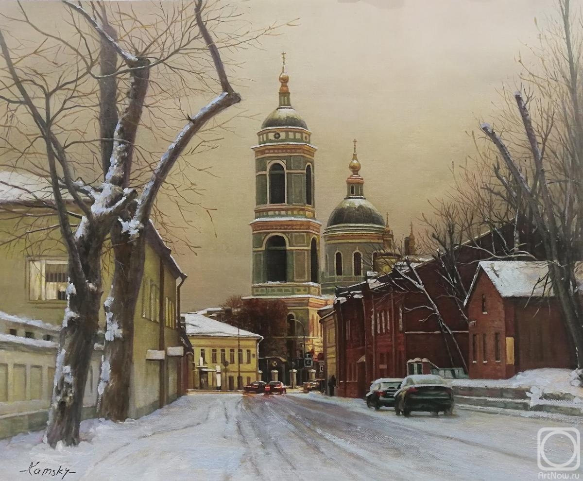 Kamskij Savelij. Walking along the snow-covered streets ... Taganka