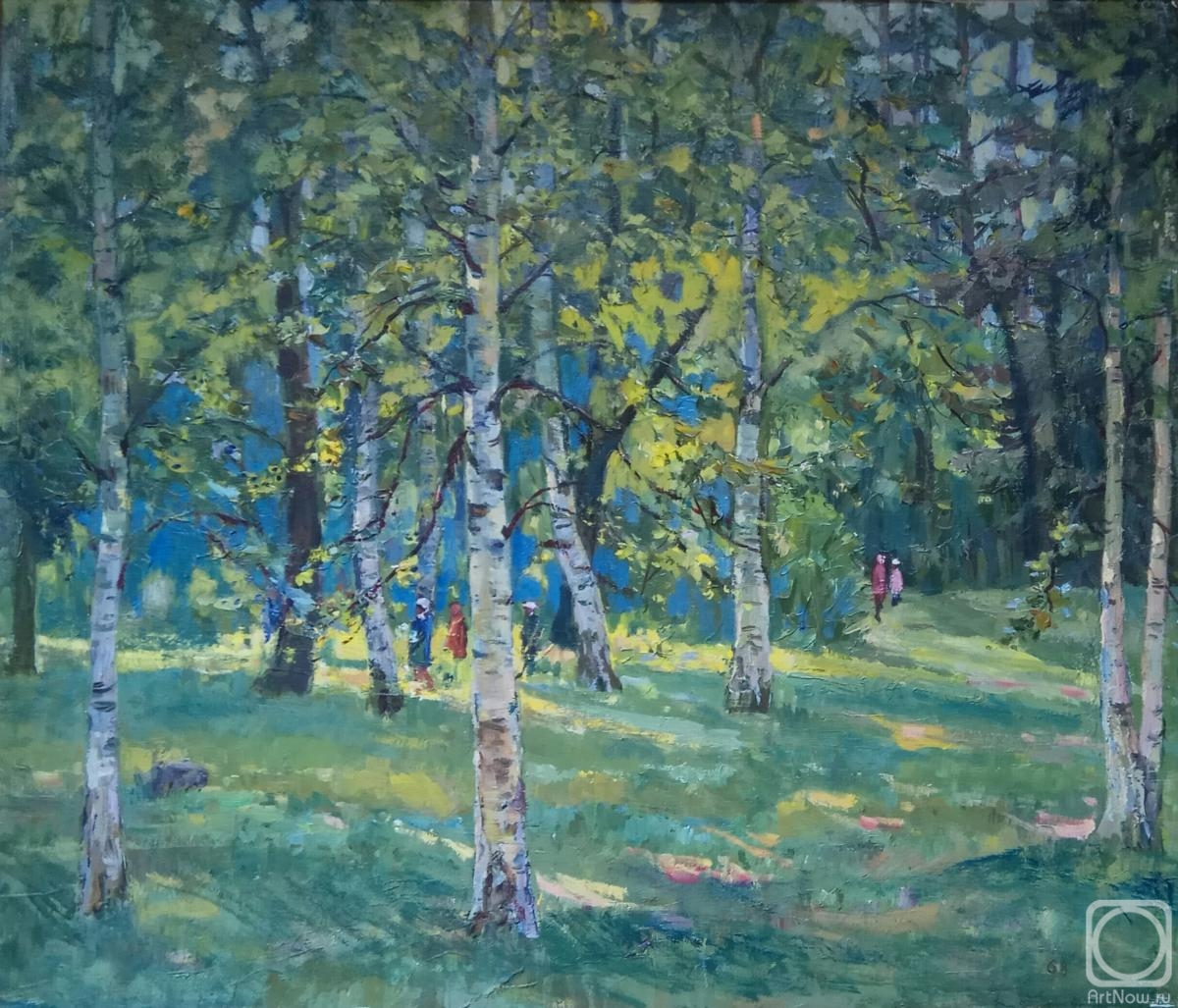 Amasyan Pavel. Birch grove