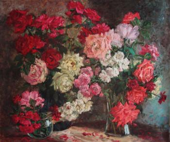 Multi colored roses. Sedyh Olga