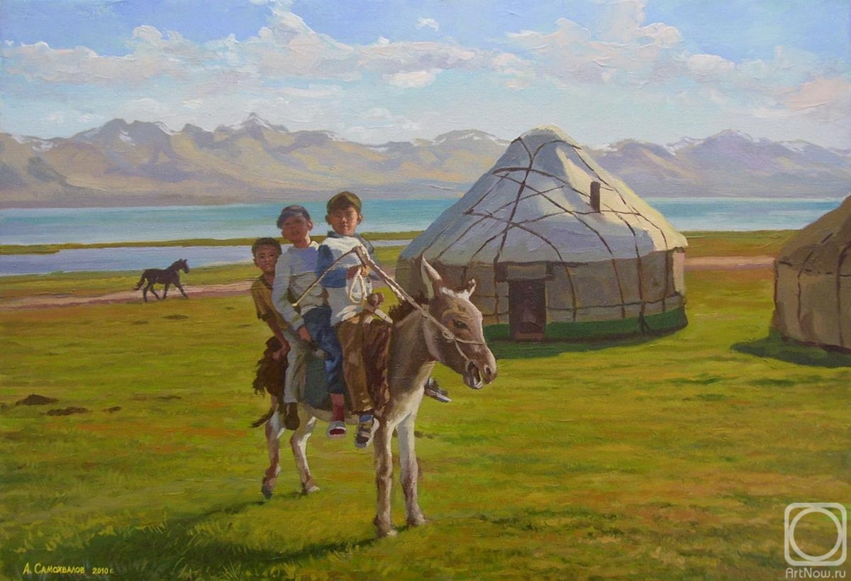 Samokhvalov Alexander. For the mare's milk