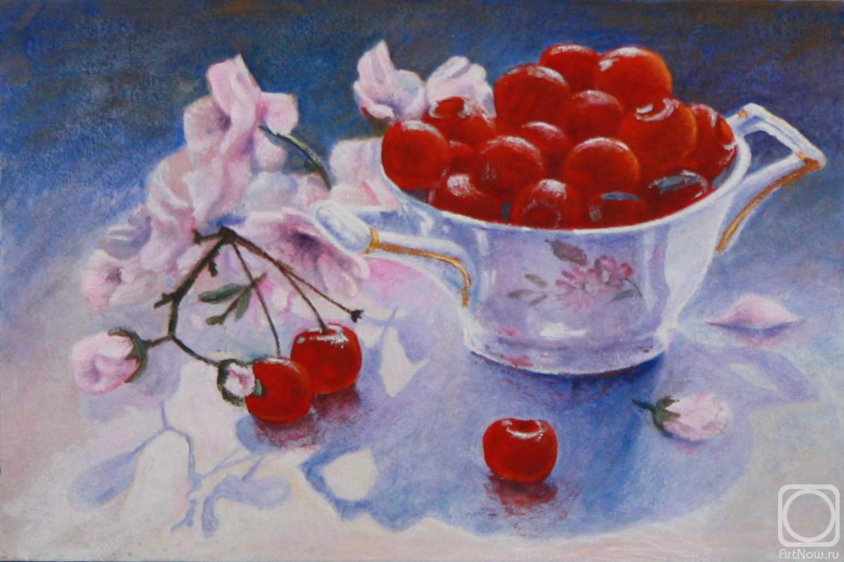 Kudryashov Galina. Sakura and cherry