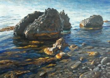 Stones and the sea (Clear Water Rocks And Sea). Ershov Vladimir