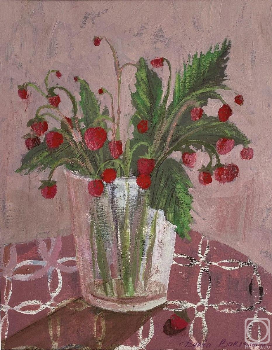 Borisova Darya. Wild strawberries bouquet