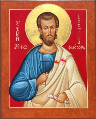 The Holy Martyr Justin the Philosopher (). Iaroslavtseva Olga