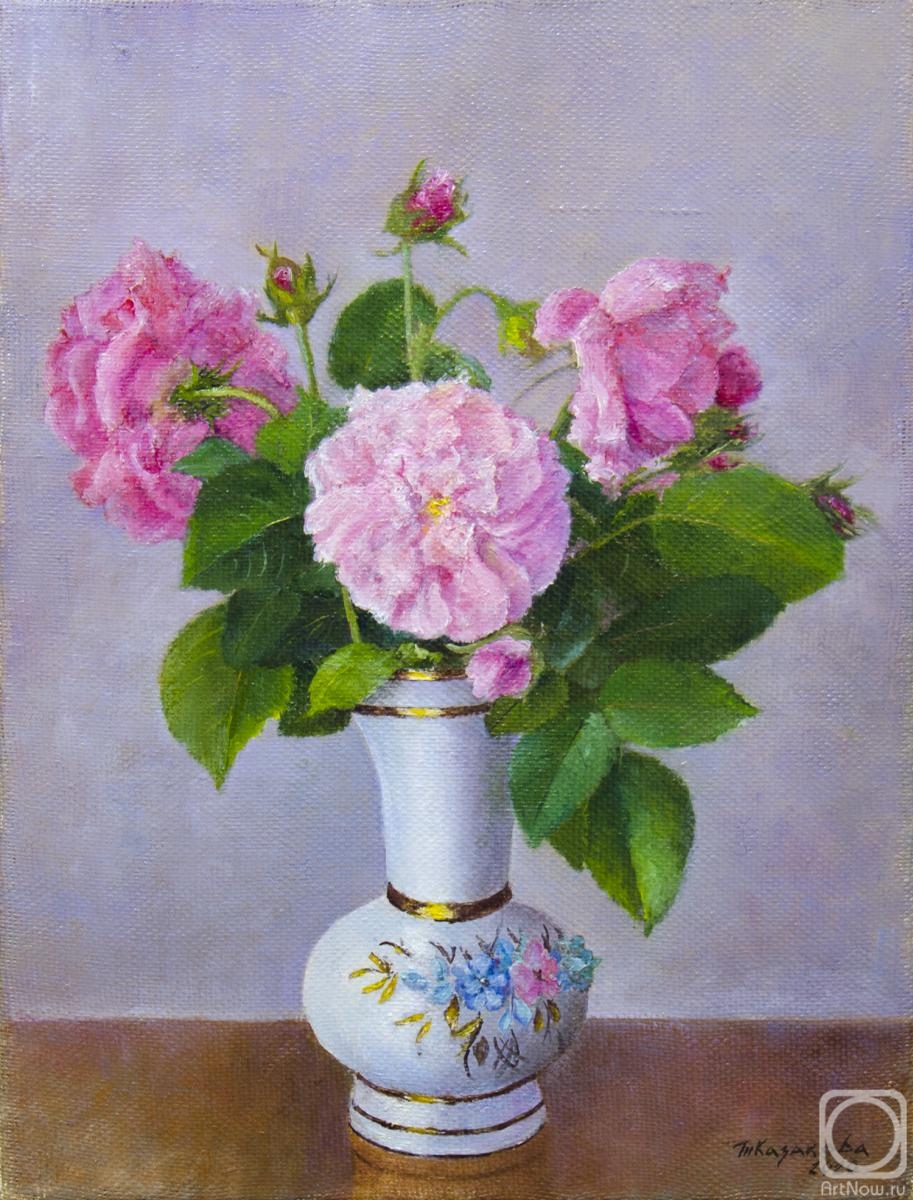 Kazakova Tatyana. Pink rose