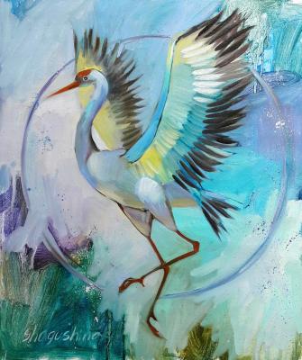 Totem Dancing Crane for Oli. Wake up your totem. Shagushina Olga